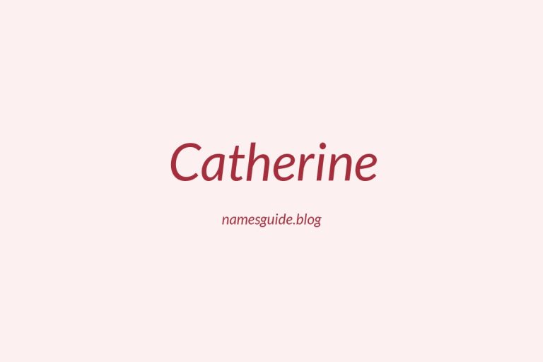 57+ Elegant Middle Names for Catherine