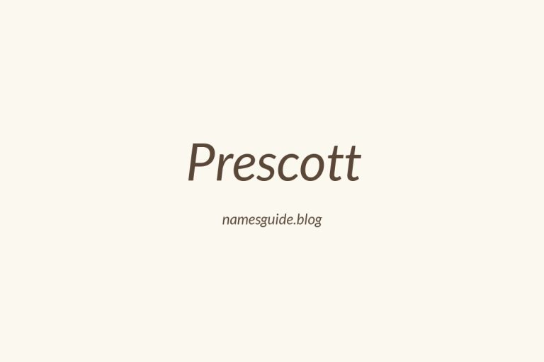 70+ Perfect Middle Names for Prescott