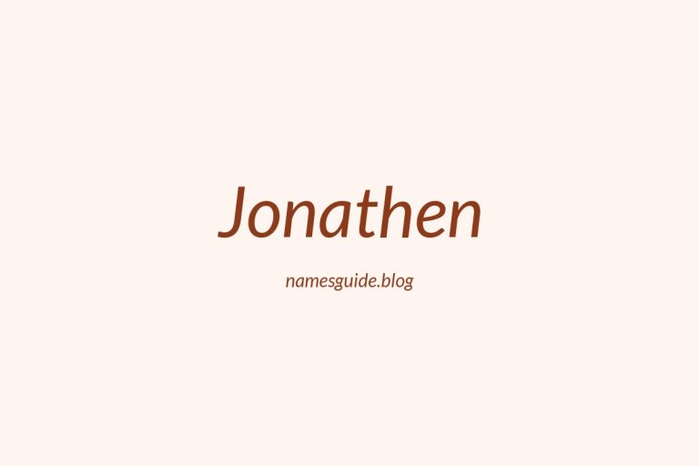 57+ Classic Middle Names for Jonathen