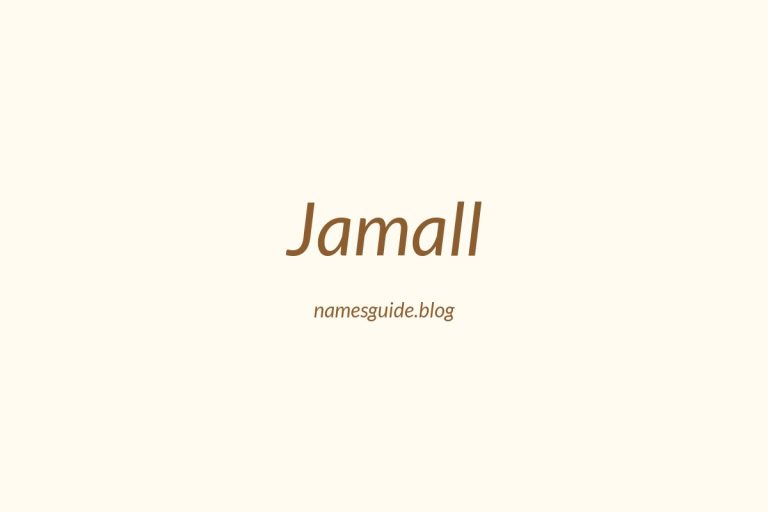52+ Unique Middle Names for Jamall