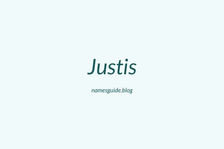 52+ Unique Middle Names for Justis