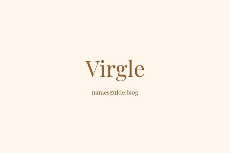 59+ Unique Middle Names for Virgle