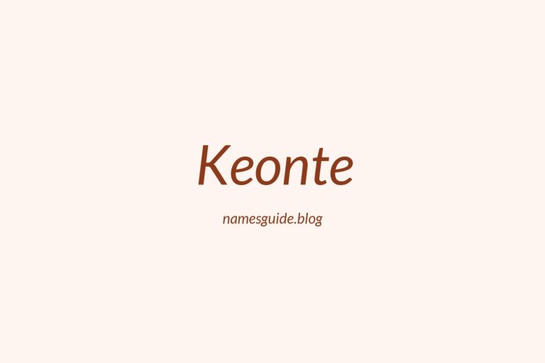 58+ Unique Middle Names for Keonte