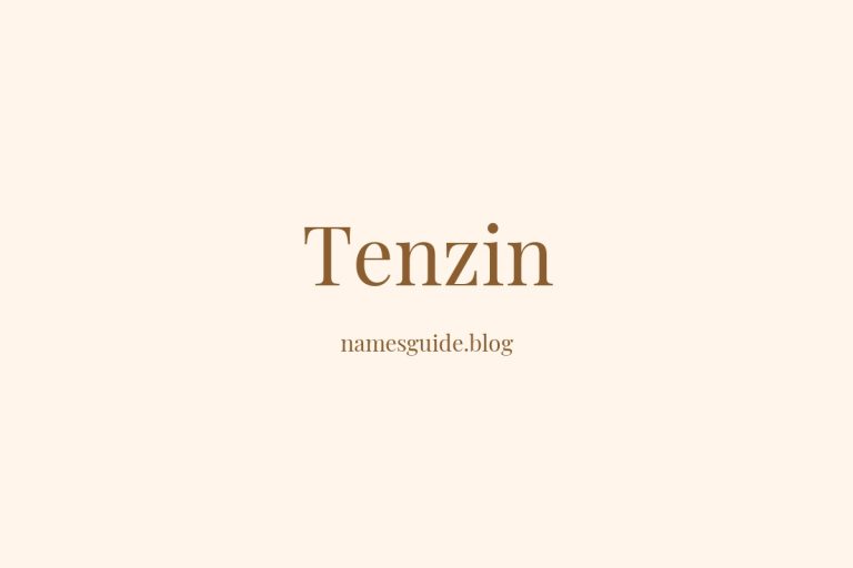 59+ Unique Middle Names for Tenzin