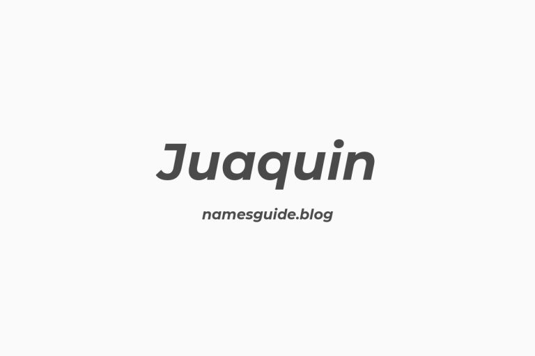 57+ Unique Middle Names for Juaquin