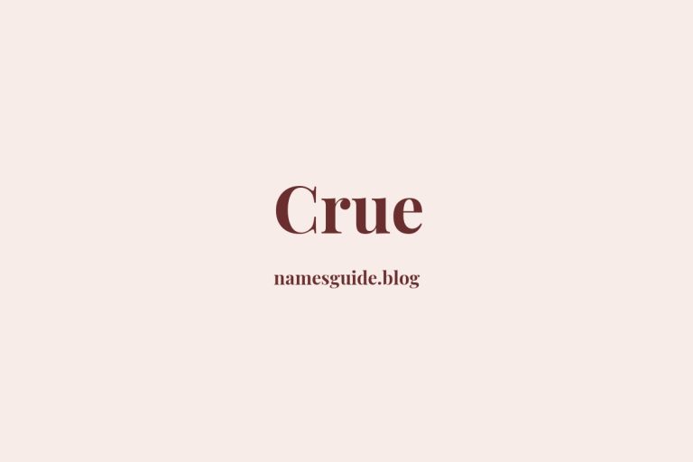 59+ Unique Middle Names for Crue