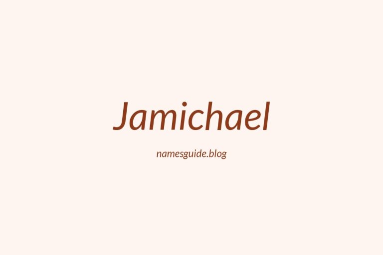 58+ Unique Middle Names for Jamichael
