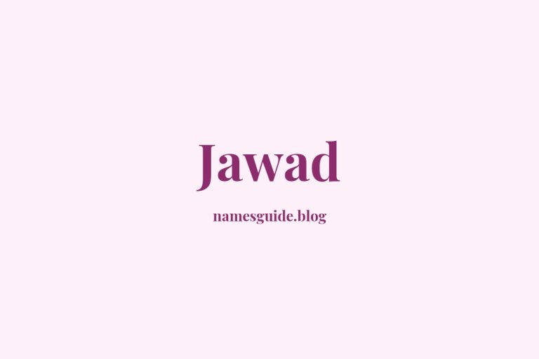 38+ Unique Middle Names for Jawad