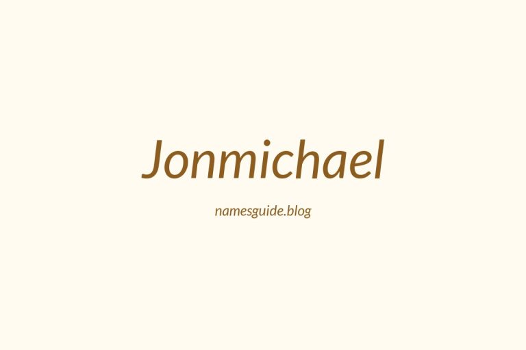 59+ Unique Middle Names for Jonmichael