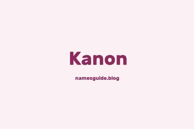 42+ Unique Middle Names for Kanon