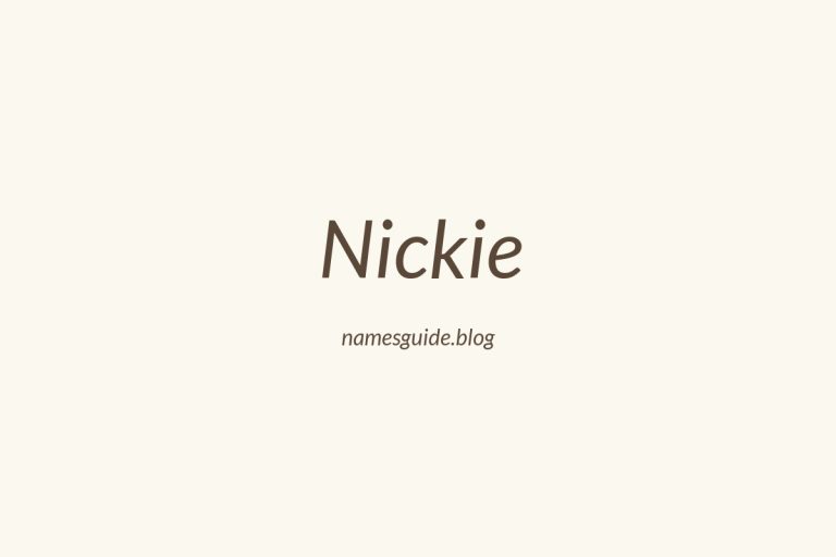 59+ Unique Middle Names for Nickie