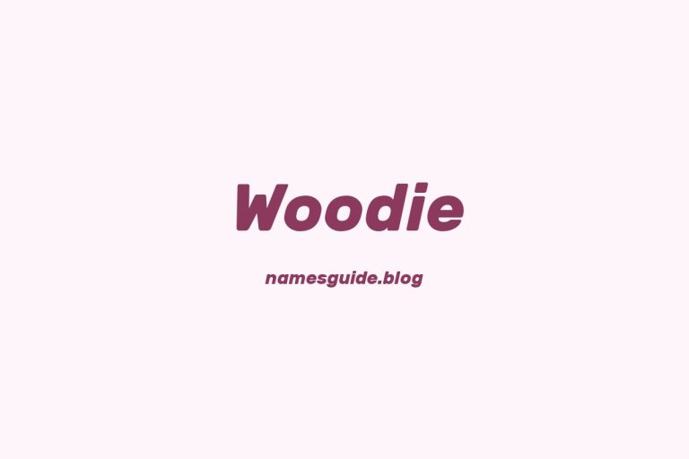 57+ Unique Middle Names for Woodie
