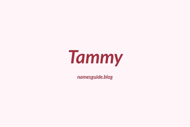 60+ Classic Middle Names for Tammy