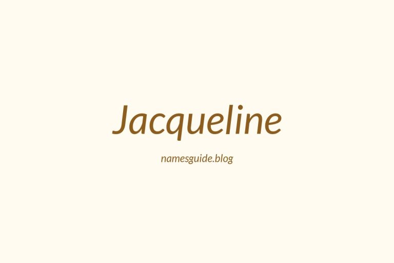 59+ Unique Middle Names for Jacqueline