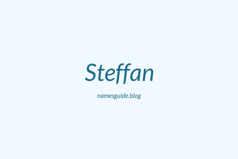 43+ Unique Middle Names for Steffan