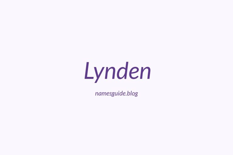 39+ Unique Middle Names for Lynden