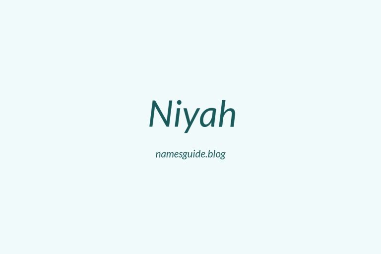 58+ Unique Middle Names for Niyah