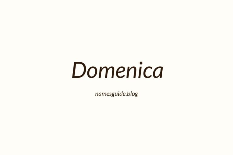 54+ Unique Middle Names for Domenica
