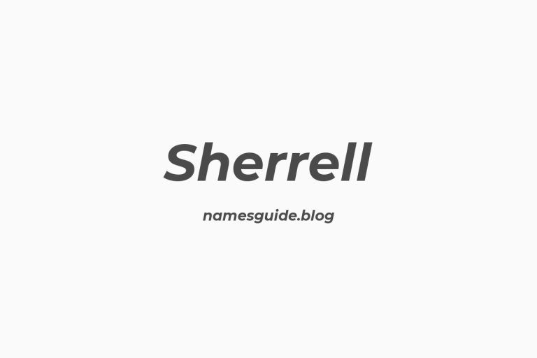 53+ Unique Middle Names for Sherrell