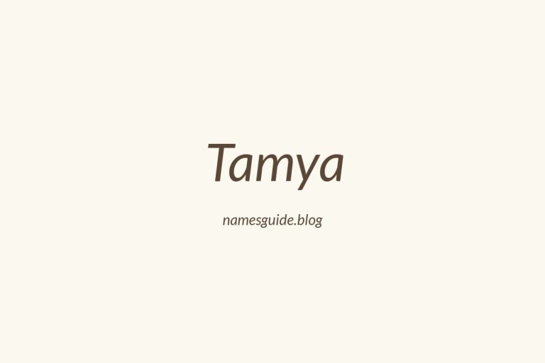 59+ Unique Middle Names for Tamya