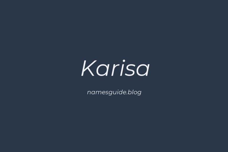56+ Unique Middle Names for Karisa