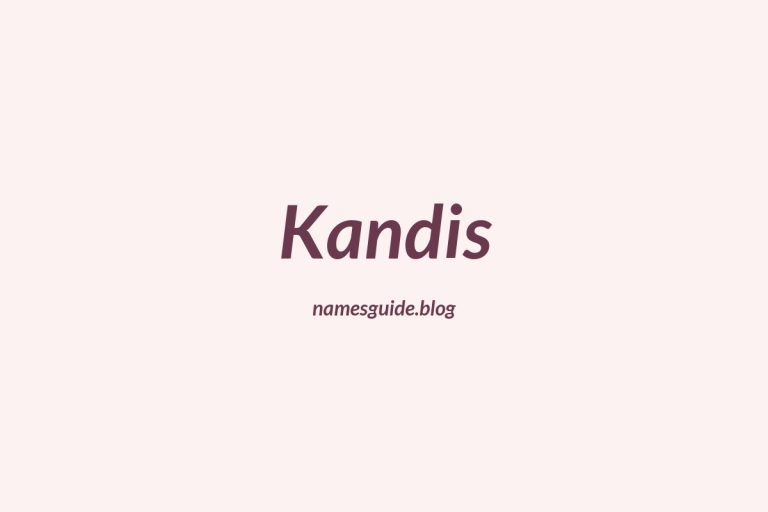 59+ Unique Middle Names for Kandis