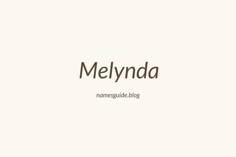 54+ Unique Middle Names for Melynda