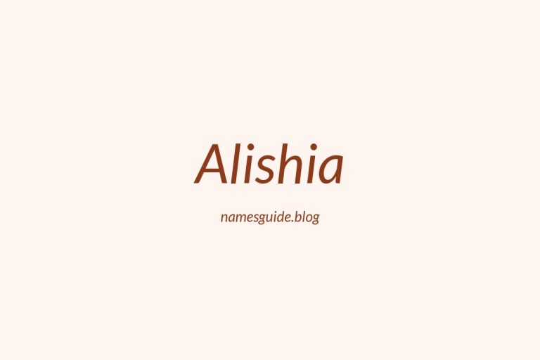 38+ Unique Middle Names for Alishia