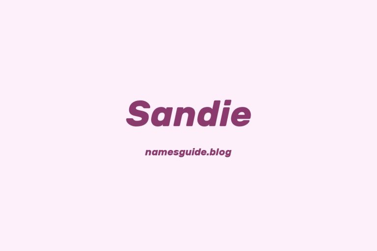 57+ Unique Middle Names for Sandie
