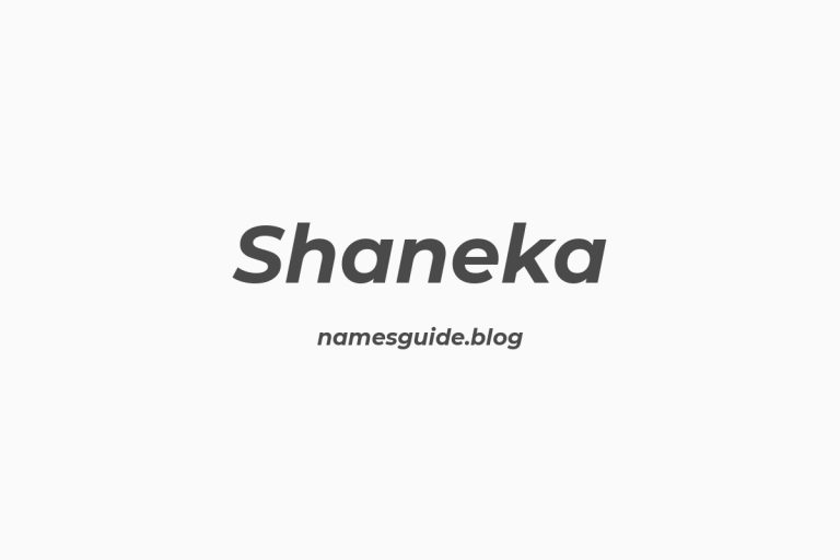 57+ Unique Middle Names for Shaneka