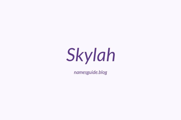 50+ Unique Middle Names for Skylah