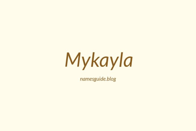 40+ Unique Middle Names for Mykayla