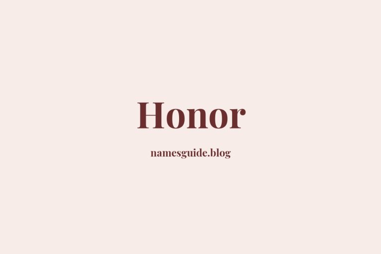 57+ Classic Middle Names for Honor