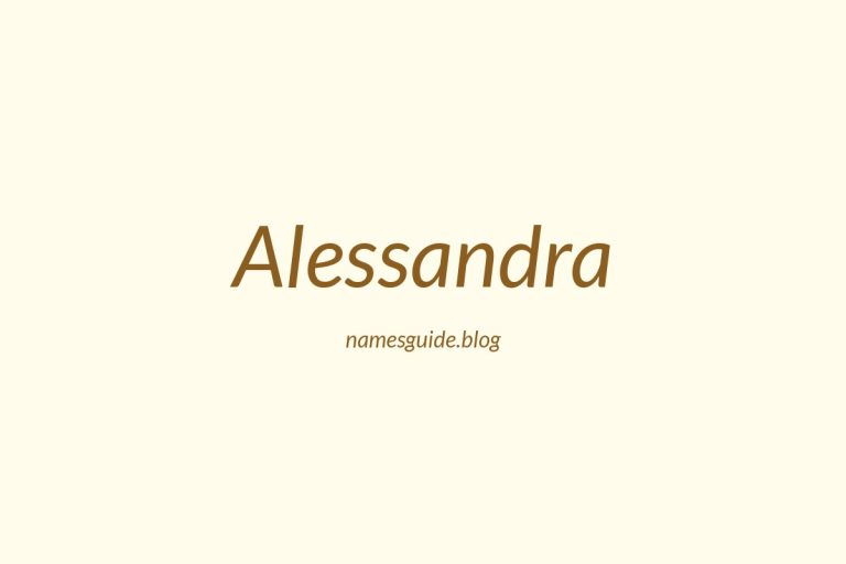 39+ Unique Middle Names for Alessandra