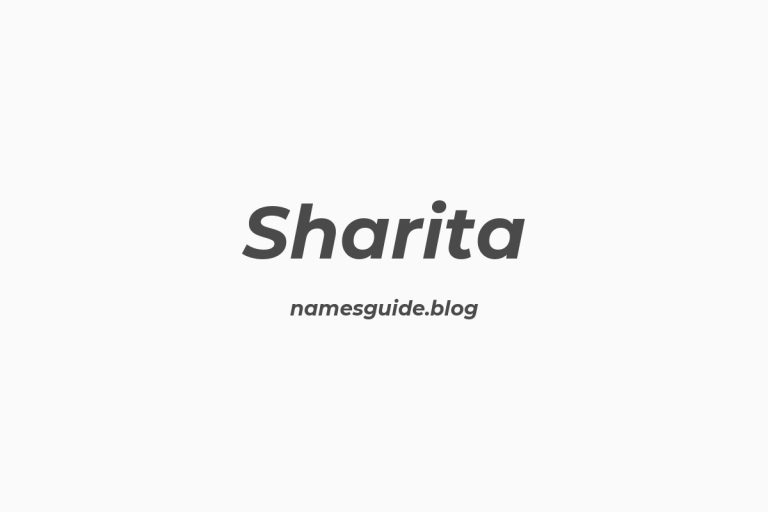 53+ Unique Middle Names for Sharita