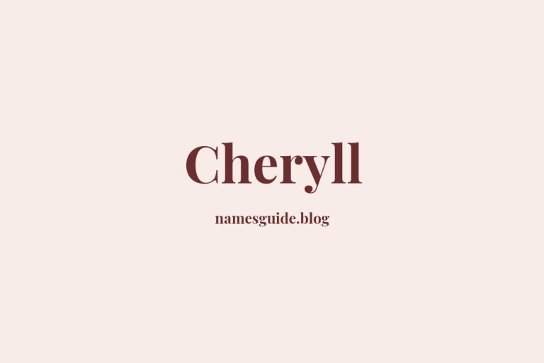 58+ Unique Middle Names for Cheryll