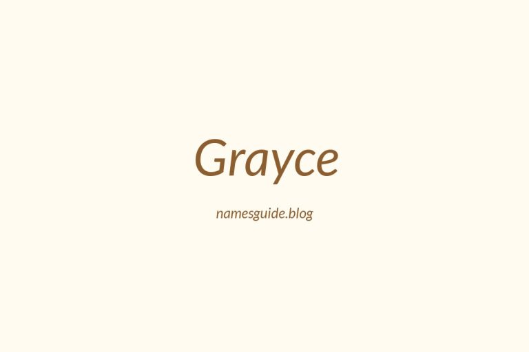 52+ Unique Middle Names for Grayce