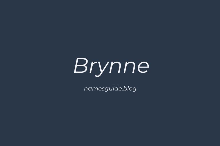 58+ Unique Middle Names for Brynne