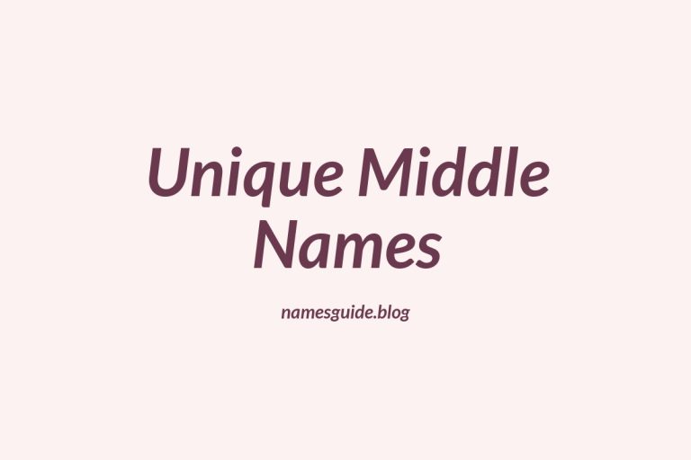 53+ Unique Middle Names for Elli