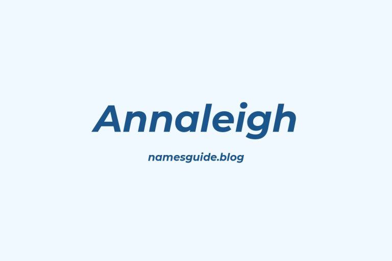 57+ Unique Middle Names for Annaleigh