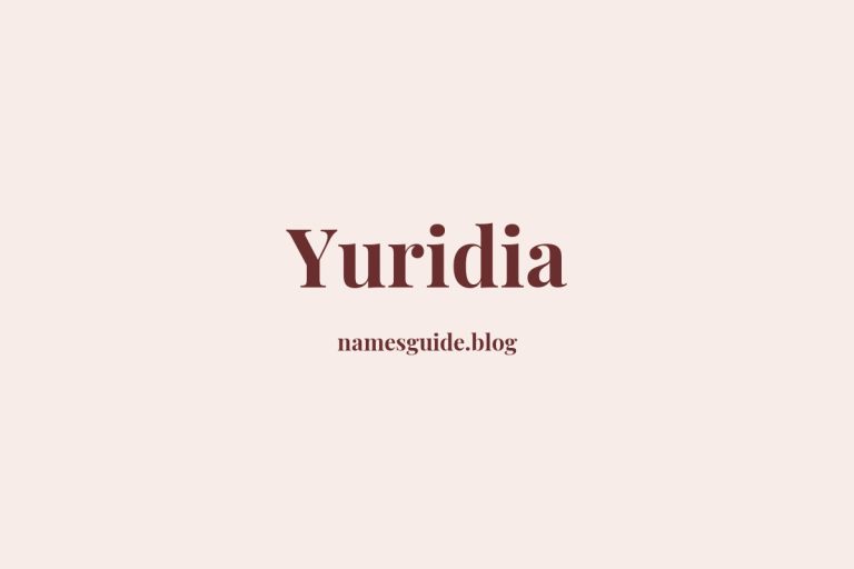 54+ Unique Middle Names for Yuridia