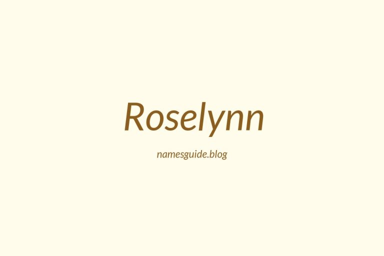 58+ Unique Middle Names for Roselynn