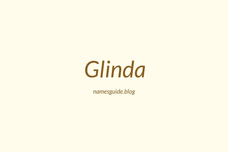 53+ Unique Middle Names for Glinda