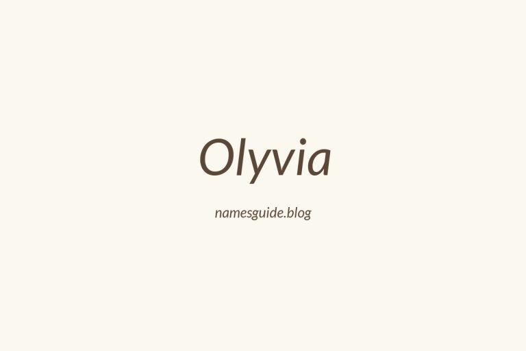 52+ Unique Middle Names for Olyvia