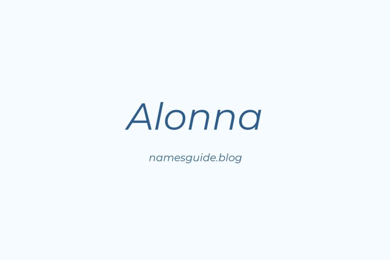 57+ Unique Middle Names for Alonna
