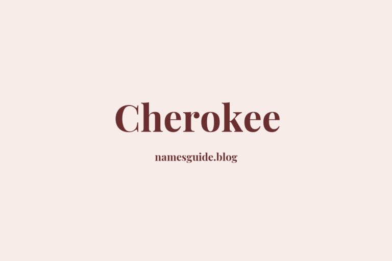 58+ Unique Middle Names for Cherokee