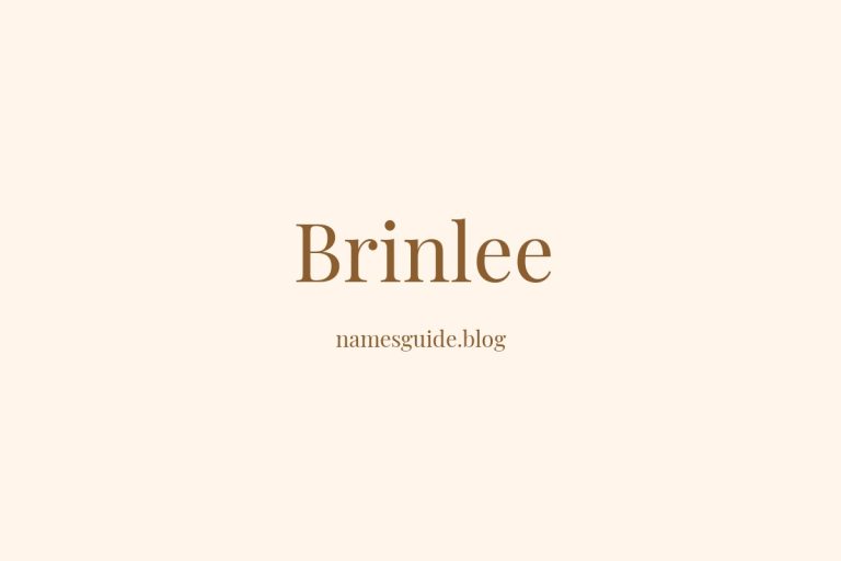 57+ Unique Middle Names for Brinlee