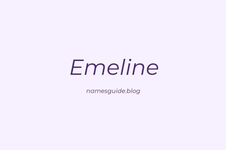 58+ Unique Middle Names for Emeline