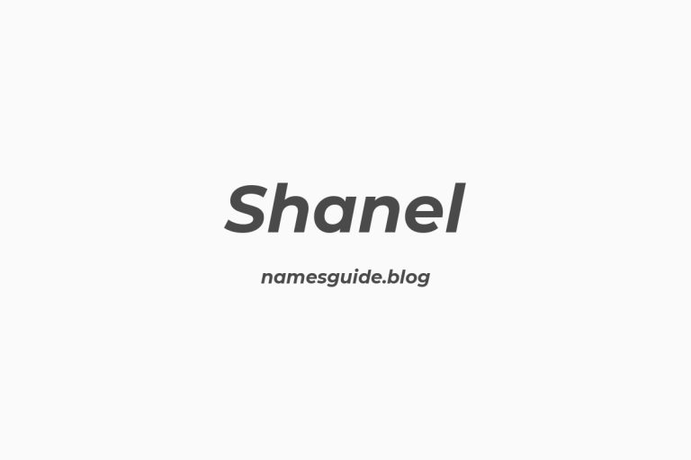 53+ Unique Middle Names for Shanel