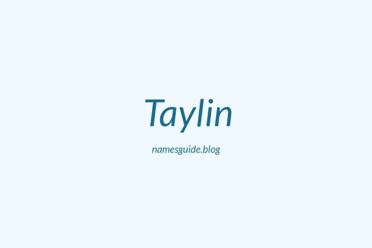 50+ Unique Middle Names for Taylin